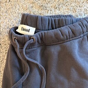 Elwood Women's Wide Leg Sweatpants - Vintage Gray - Size L (fit like a S/M)